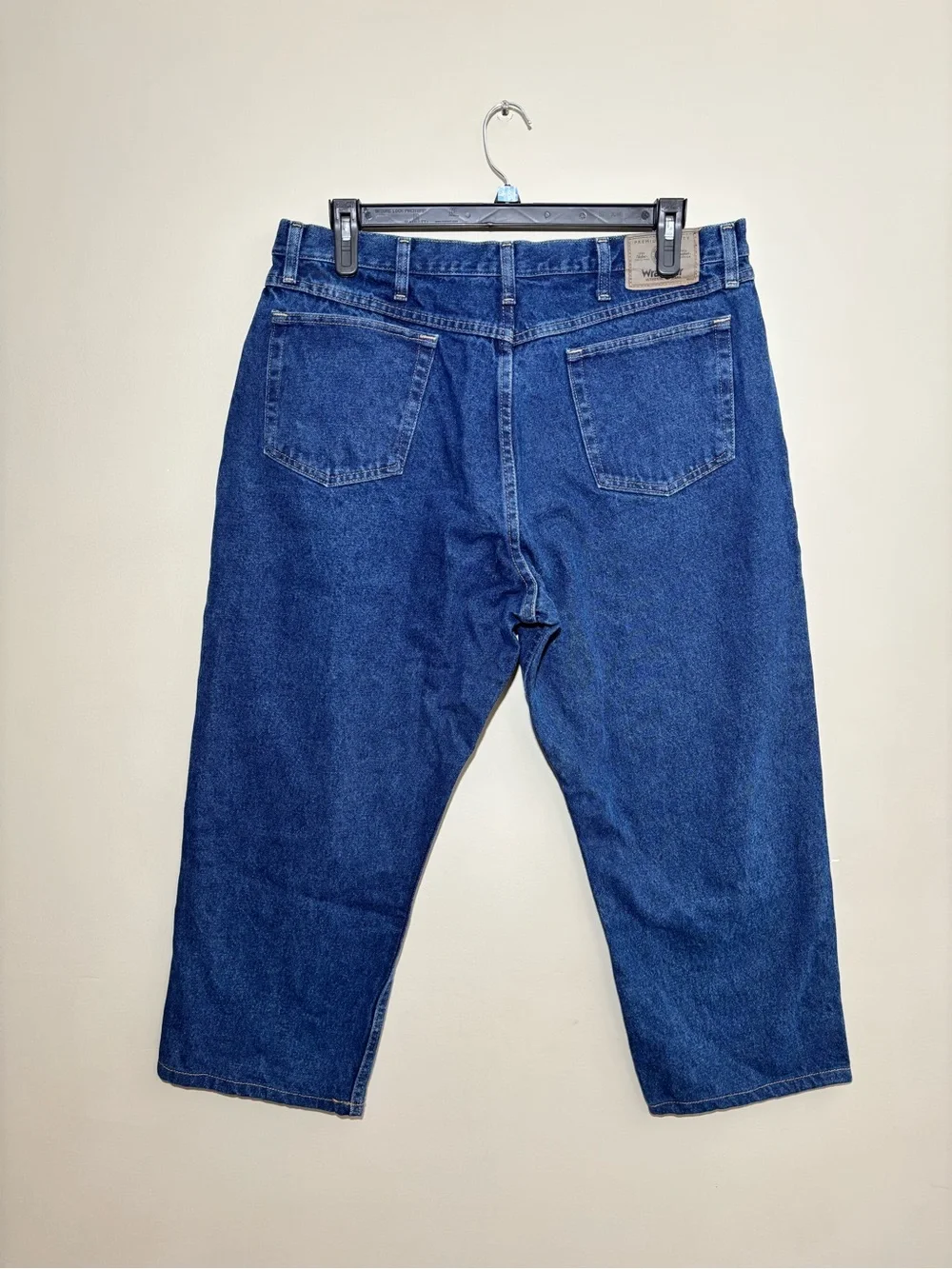 Wrangler 9760WDR Relaxed Fit Jeans Men’s 40x30 Dark Rinse 100% Cotton